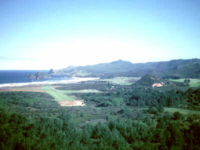 Claris Airfield, Kaitoke Beach and Pitokoku