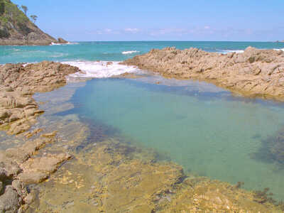 Pool south of Kaitoke Beach, near Pitokoku