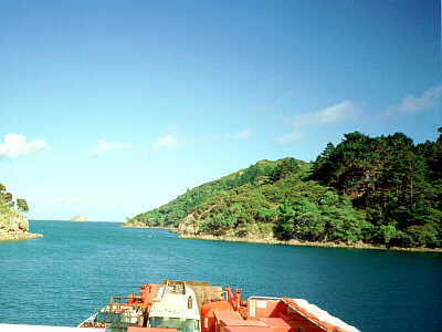 Tasman leaving Port Fitzroy